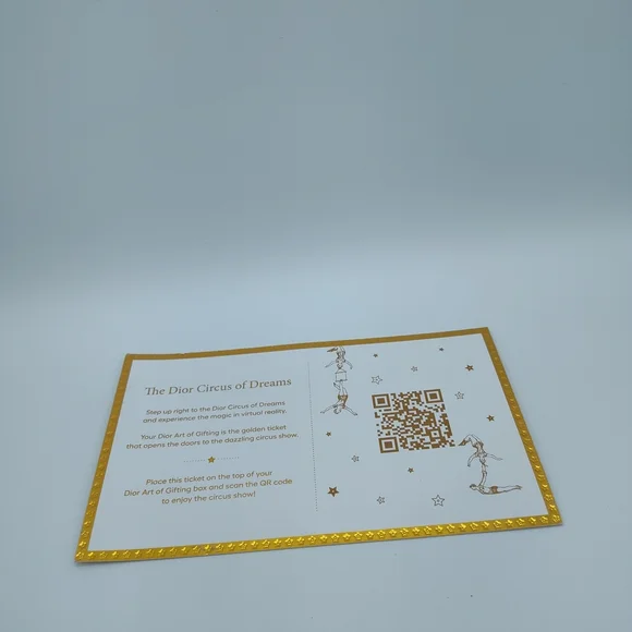 Dior Circus of Dreams Art of Gifting Card Boutique Packaging Holiday Collectable - Picture 2 of 2